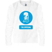 Детский лонгслив I am special