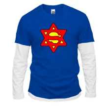Комбинированный лонгслив Говарда Superjew