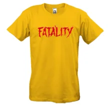 Футболка з написом Fatality (Mortal Kombat)
