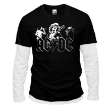 Комбинированный лонгслив AC/DC - Let there be rock