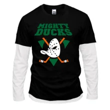 Комбинированный лонгслив Anaheim Mighty Ducks