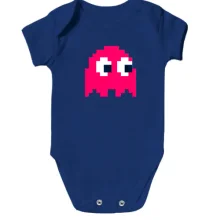 Детское боди с мобом из игры Pac man
