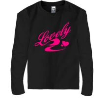 Детский лонгслив Lovely с сердцем и завитками