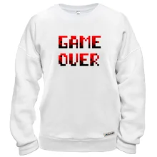 Свитшот с надписью "Game over"