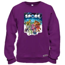 Свитшот с постером игры SPORE