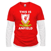 Комбинированный лонгслив This Is Anfield