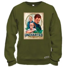 Свитшот с обложкой игры Uncharted