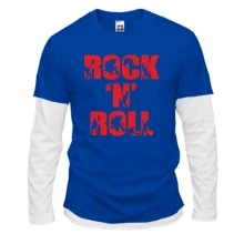 Комбинированный лонгслив Rock'n Roll