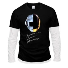 Комбинированный лонгслив Daft Punk (Дафт Панк)