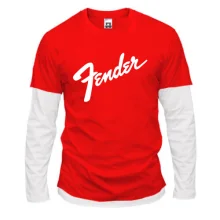 Комбинированный лонгслив Fender