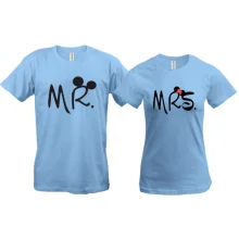Парні футболки Mr - Mrs (Mickey style)