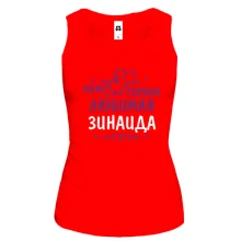 Майка с надписью 