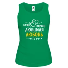 Жіноча майка з написом 