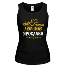 Жіноча майка з написом 
