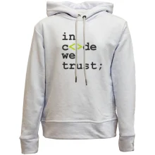 Детское худи без начеса In code we trust