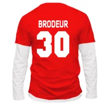 Комбинированный лонгслив Martin Brodeur