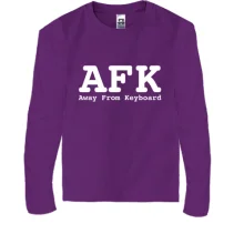 Детский лонгслив AFK Away From Keyboard.