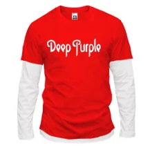 Комбинированный лонгслив Deep Purple