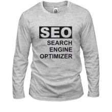 Мужской лонгслив SEO оптимизатор
