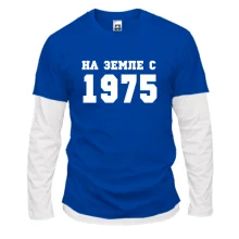 Комбинированный лонгслив На земле с 1975