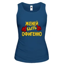 Жіноча майка з написом 