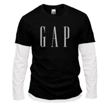 Комбинированный лонгслив с логотипом GAP