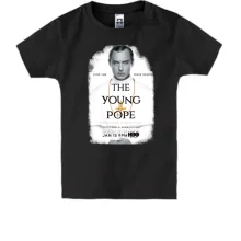 Детская футболка с постером сериала Молодой Папа (Young Pope)