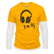 Комбинированный лонгслив Im Dj