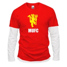 Комбинированный лонгслив MU FC devil