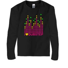 Дитячий лонгслів Dubstep love (рисунок)
