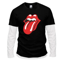 Комбинированный лонгслив Rolling Stones