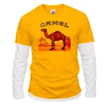 Комбинированный лонгслив Camel