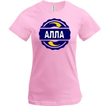 Футболка з ім'ям Алла в колі
