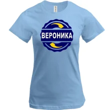 Футболка с именем Вероника в круге