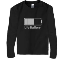 Детский лонгслив Life Battery