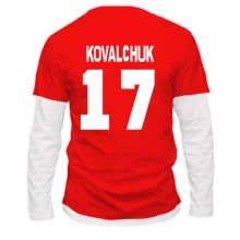 Комбинированный лонгслив Ilya Kovalchuk