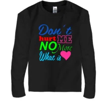Подарунковий мішечок Don't Hurt Me з рожевим серцем Подарунковий мішечок Don't Hurt Me з рожевим серцем