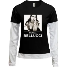 Комбинированный лонгслив MONICA BELLUCCI с сигаретой