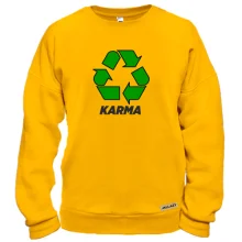 Свитшот с надписью "Карма"