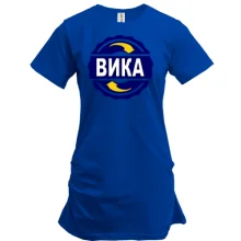 Туника с именем Вика в круге