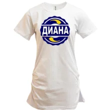 Туника с именем Диана в круге