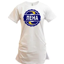 Туника с именем Лена в круге