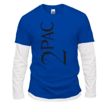 Комбинированный лонгслив 2pac