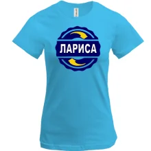 Футболка с именем Лариса в круге