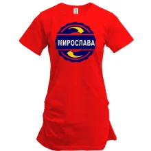 Туника с именем Мирослава в круге