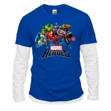 Мужской лонгслив Комби Marvel Heroes (2)