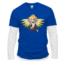 Мужской лонгслив Комби Overwatch Mercy