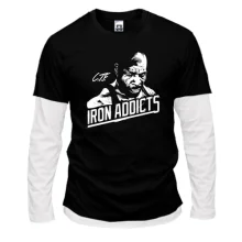 Комбинированный лонгслив Iron Addicts