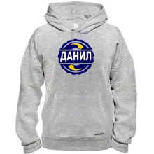 Толстовка с именем Данил в круге