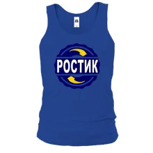 Майка с именем Ростик в круге
